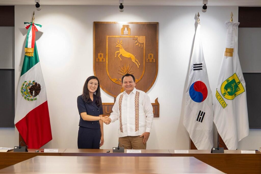 Joaquín Díaz Mena refuerza cooperación entre Yucatán y Corea para impulsar la salud pública