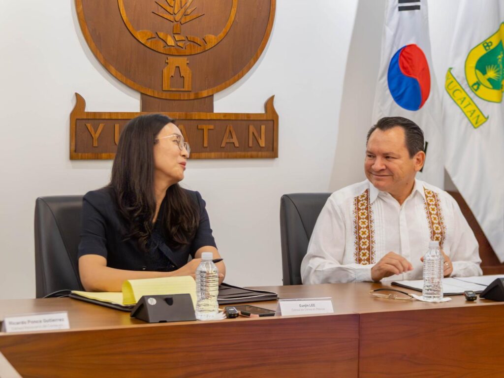 Joaquín Díaz Mena refuerza cooperación entre Yucatán y Corea para impulsar la salud pública