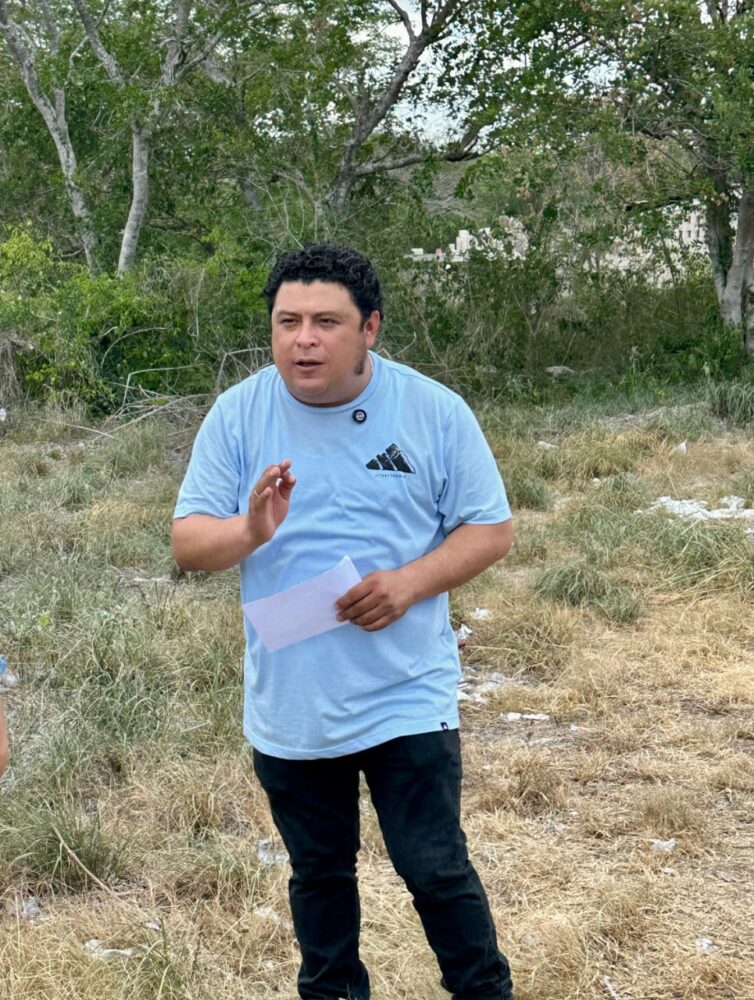 Edwin Bojórquez anuncia la construcción de nuevo parque infantil y deportivo en Tulipanes, Kanasín