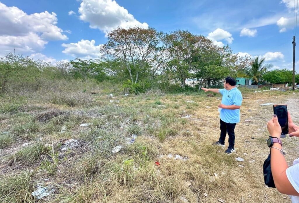 Edwin Bojórquez anuncia la construcción de nuevo parque infantil y deportivo en Tulipanes, Kanasín