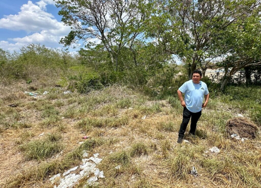Edwin Bojórquez anuncia la construcción de nuevo parque infantil y deportivo en Tulipanes, Kanasín