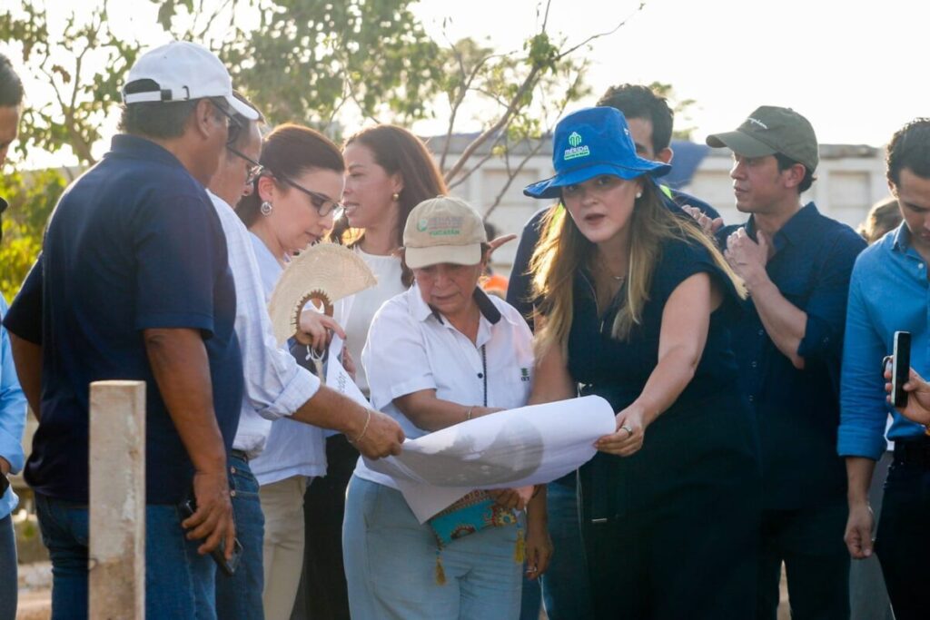 La alcaldesa Cecilia Patrón supervisa avances del nuevo corredor verde en Ciudad Caucel