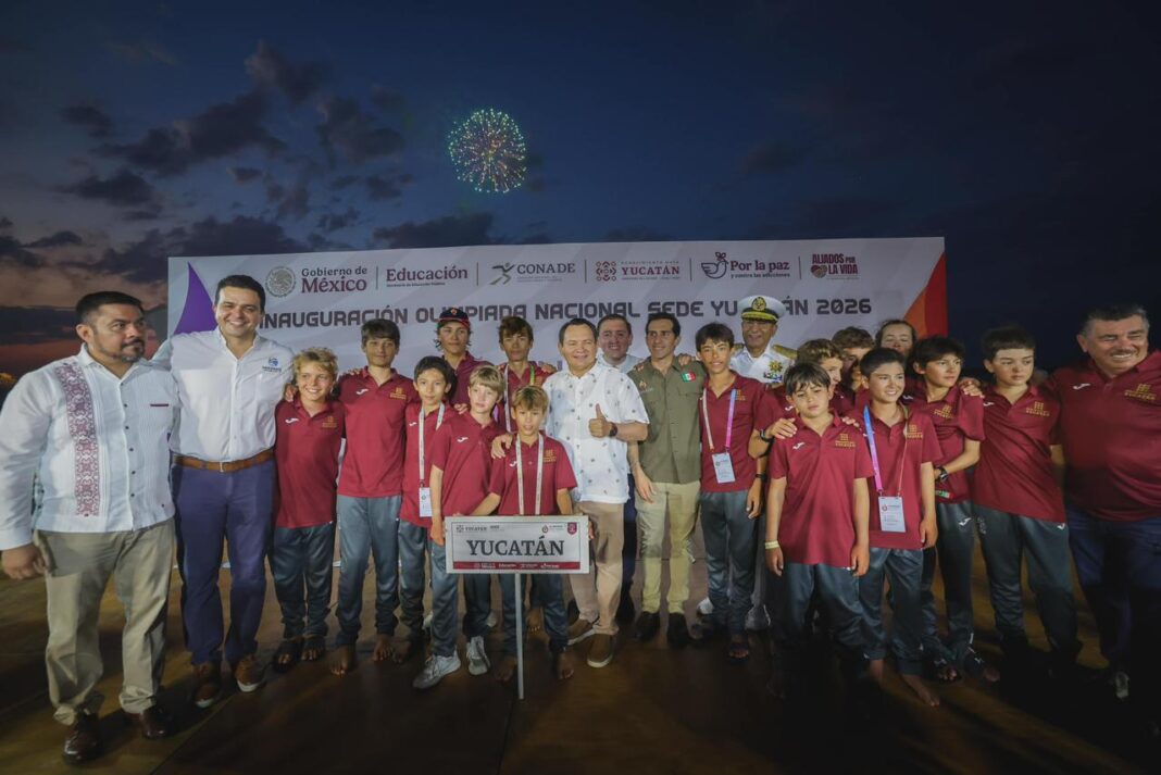 Díaz Mena inaugura la Olimpiada Nacional Conade 2026 en Progreso, el deporte acuático regresa a Yucatán