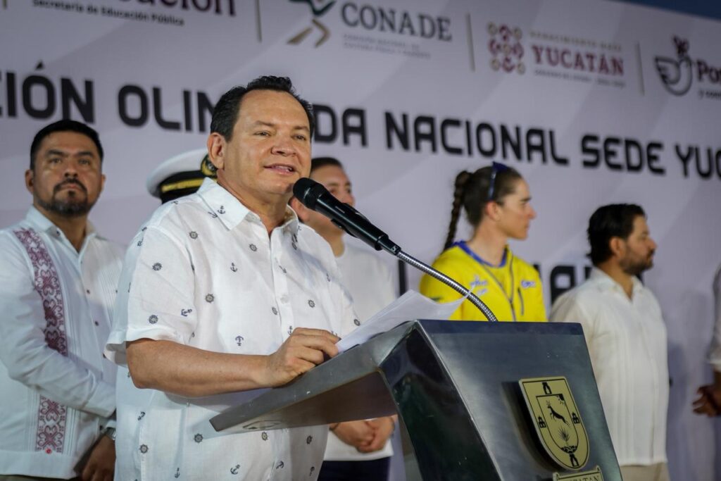 Díaz Mena inaugura la Olimpiada Nacional Conade 2026 en Progreso, el deporte acuático regresa a Yucatán