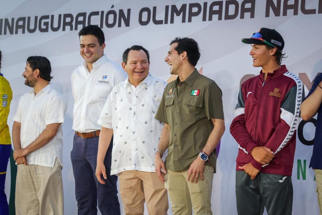 Díaz Mena inaugura la Olimpiada Nacional Conade 2026 en Progreso, el deporte acuático regresa a Yucatán