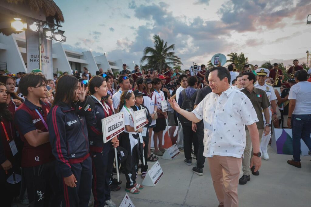 Díaz Mena inaugura la Olimpiada Nacional Conade 2026 en Progreso, el deporte acuático regresa a Yucatán