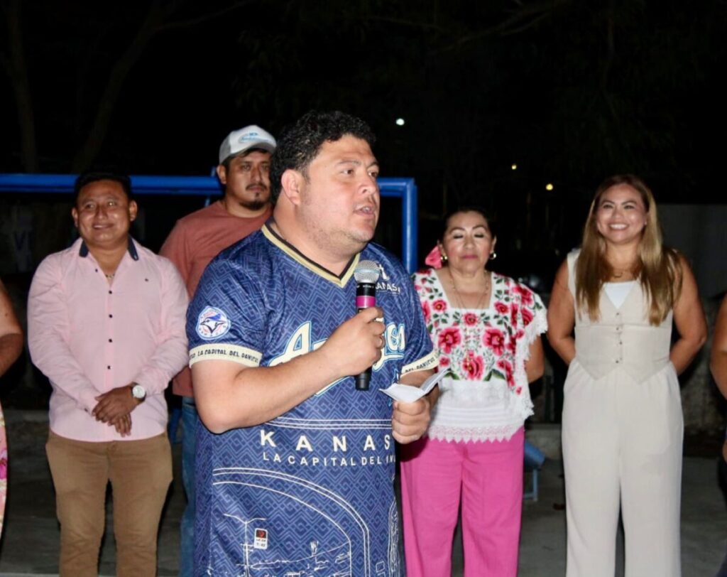 Inauguración parque infantil Residencial Kanasín 2026.