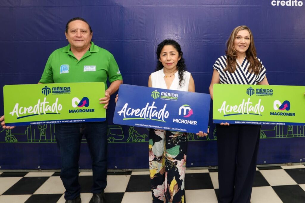 Cecilia Patrón Laviada rompe récord histórico en entrega de créditos para emprendedores en Mérida