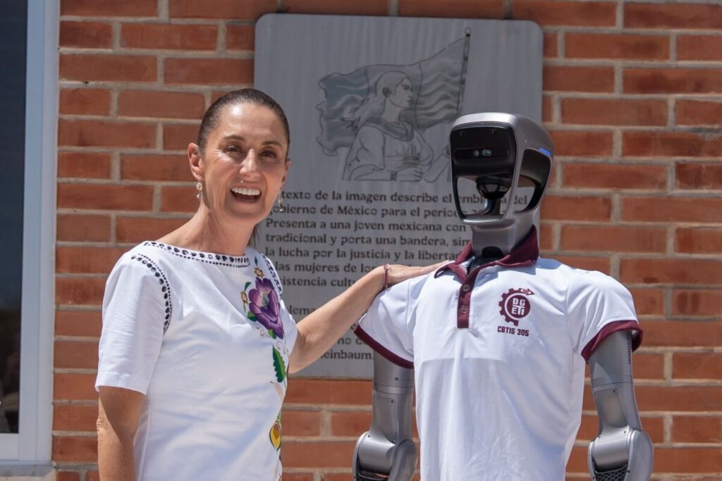 Claudia Sheinbaum Pardo y Joaquín Díaz Mena inauguran nuevo CBTIS en Ciudad Caucel con enfoque en tecnología e innovación