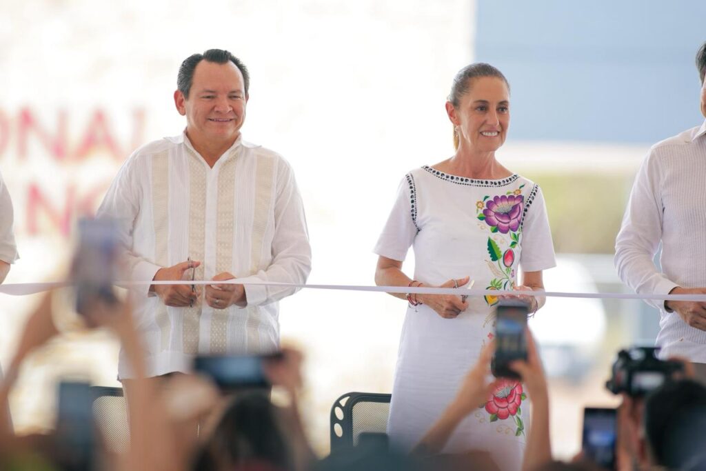 Nueva Universidad Rosario Castellanos en Kanasín amplía acceso a educación superior en Yucatán / Claudia Sheinbaum Pardo y Joaquín Díaz Mena