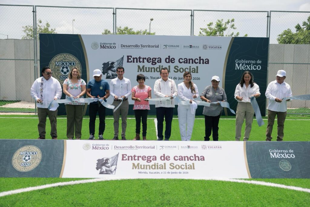 Renacimiento Maya lleva el deporte a las colonias con nuevas canchas del Mundial Social 2026 / Joaquín Díaz Mena