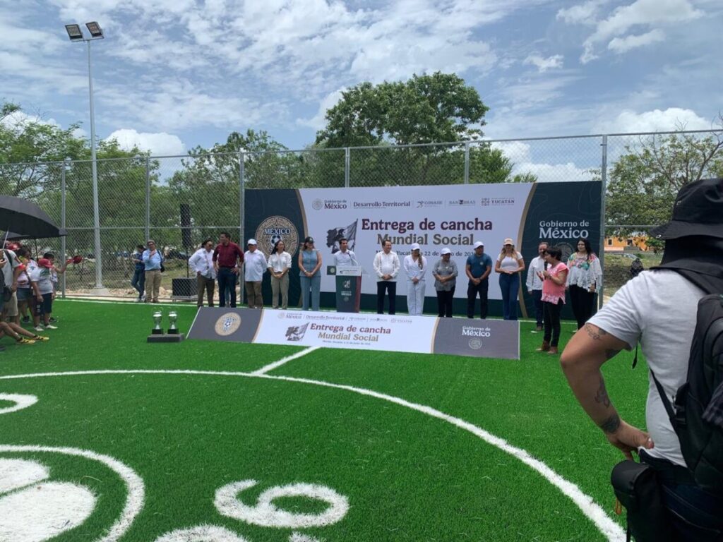 Renacimiento Maya lleva el deporte a las colonias con nuevas canchas del Mundial Social 2026 / Joaquín Díaz Mena