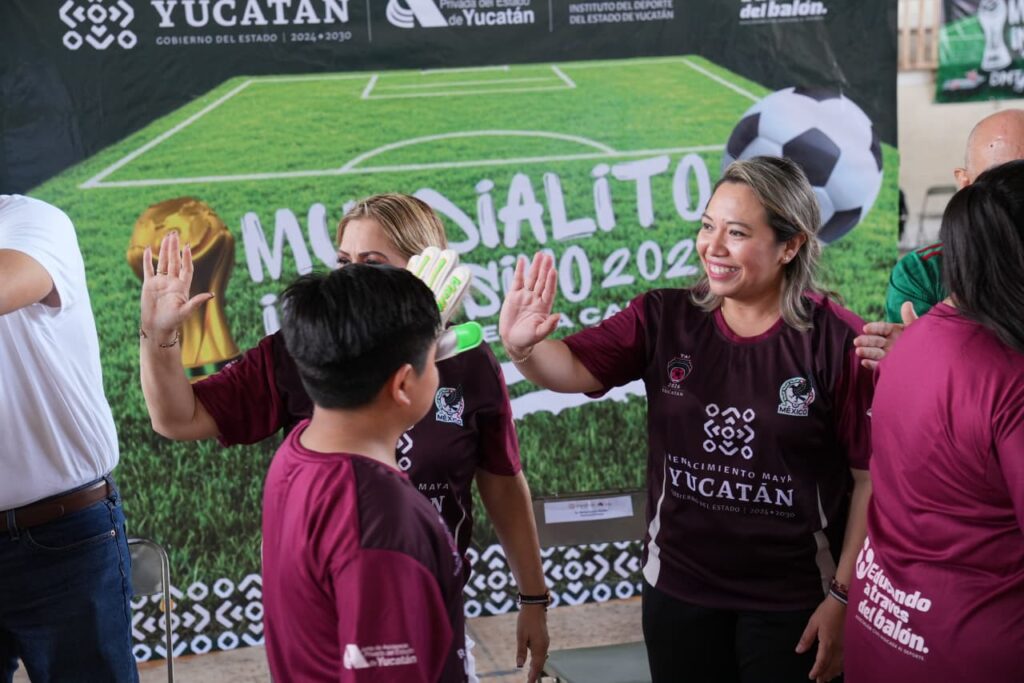 Mundialito Inclusivo reúne a niñas, niños y jóvenes en una jornada de deporte y convivencia / Gobierno de Yucatán