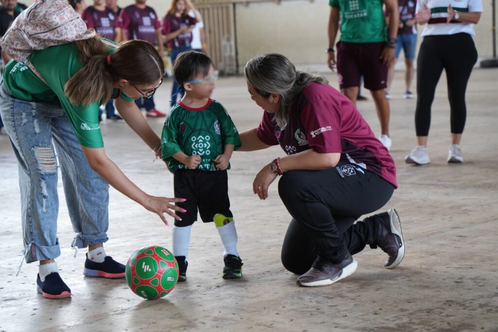 Mundialito Inclusivo reúne a niñas, niños y jóvenes en una jornada de deporte y convivencia / Gobierno de Yucatán