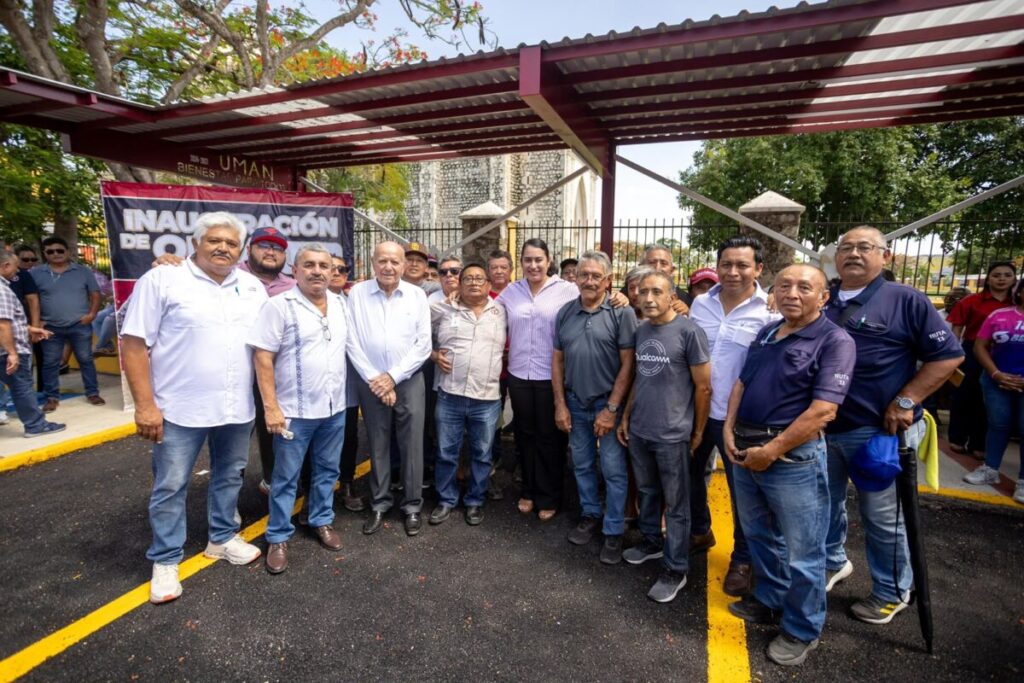 Kenia Walldina Saurí entrega nuevo paradero de combis Umán–Mérida para fortalecer la movilidad de las familias umanenses