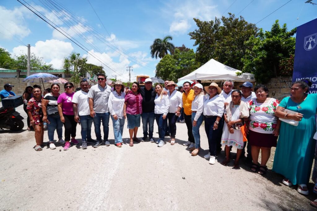 Kanasín mejora su infraestructura: Edwin Bojórquez abandera trabajos de rehabilitación de más de 17,000 m2 de calles