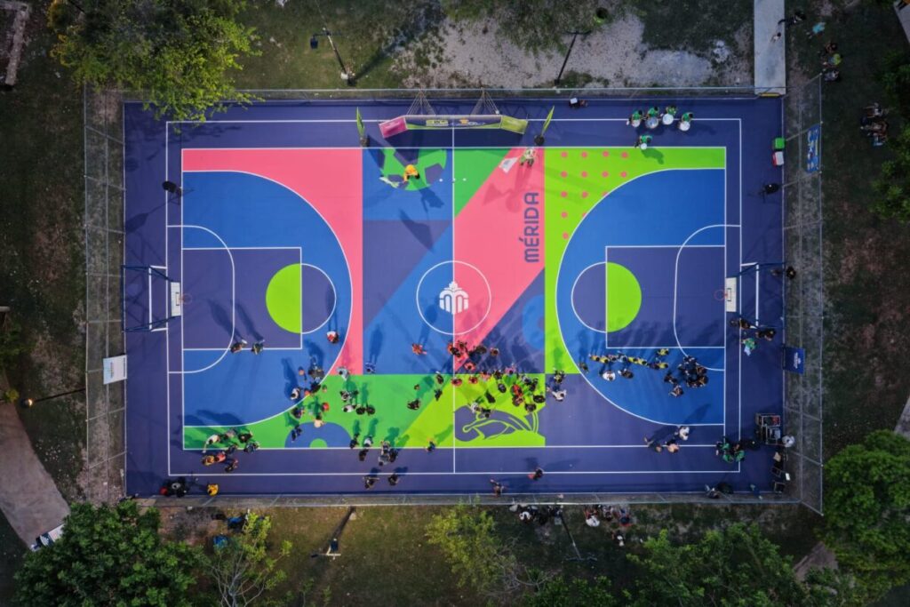 Con pintura, domos y torneos, el Ayuntamiento de Mérida 'enchula' seis complejos deportivos.