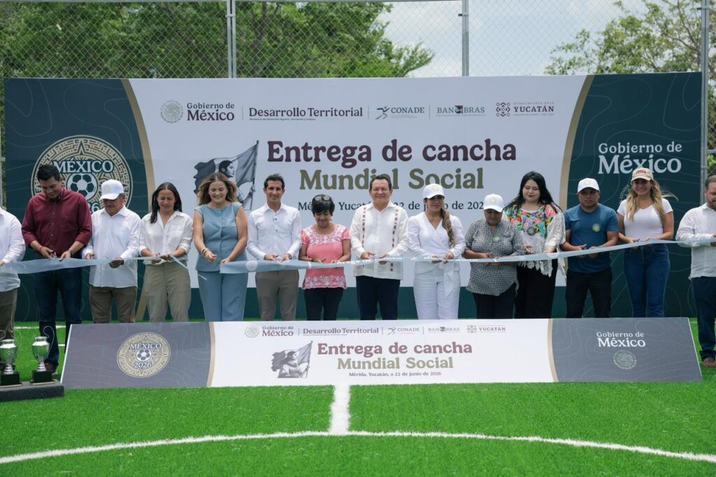 Renacimiento Maya lleva el deporte a las colonias con nuevas canchas del Mundial Social 2026 / Joaquín Díaz Mena