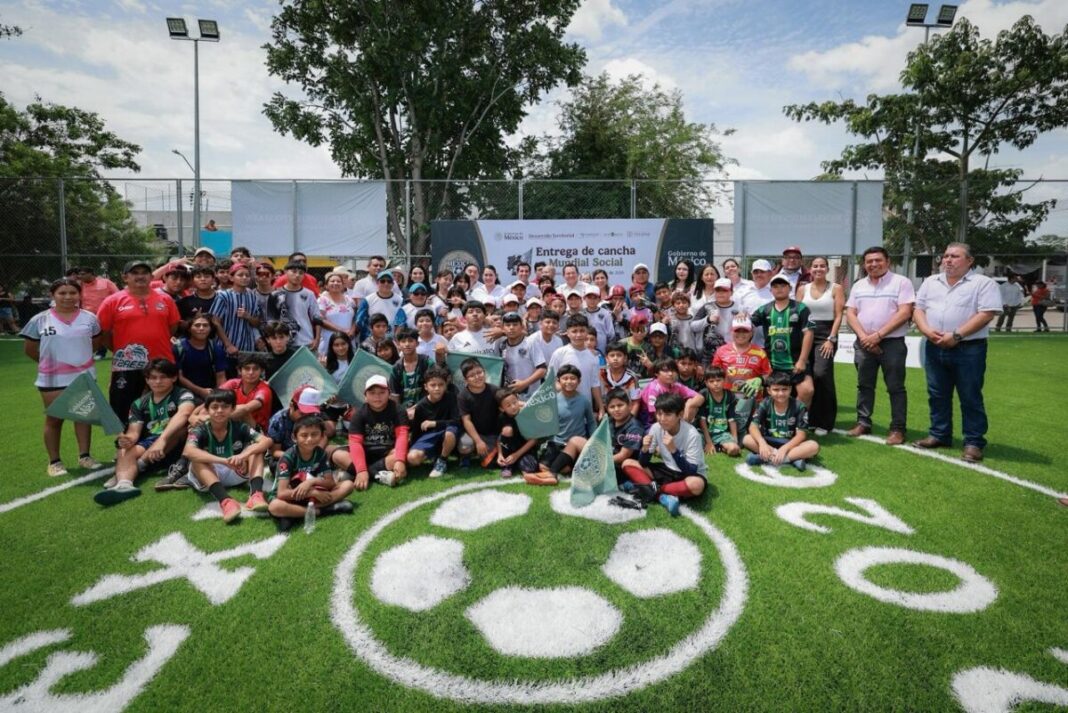 Renacimiento Maya lleva el deporte a las colonias con nuevas canchas del Mundial Social 2026 / Joaquín Díaz Mena