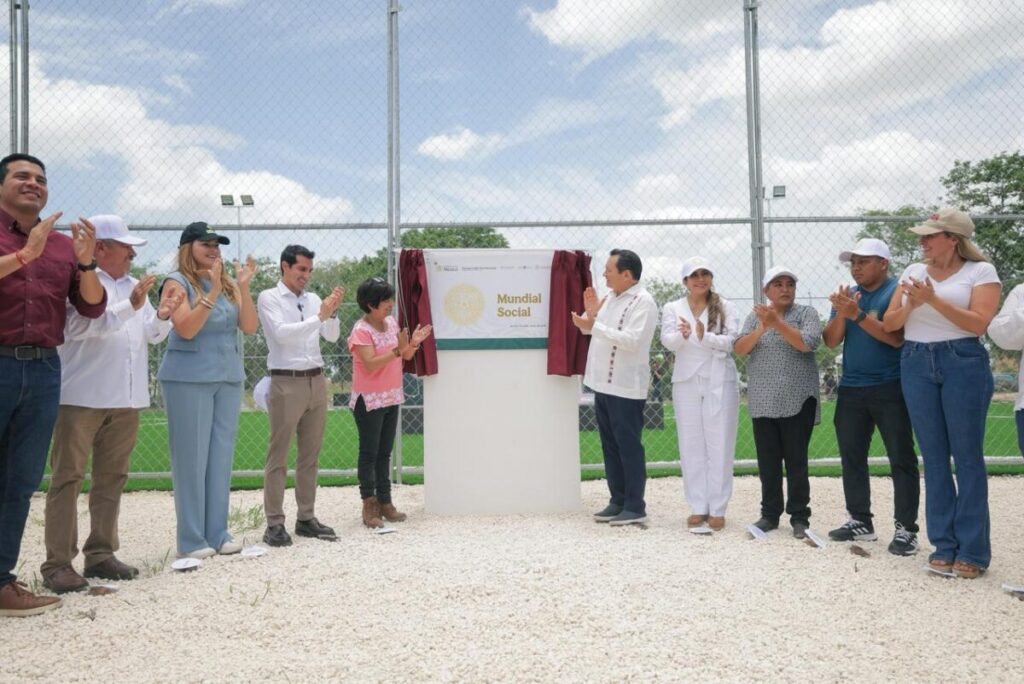 Renacimiento Maya lleva el deporte a las colonias con nuevas canchas del Mundial Social 2026 / Joaquín Díaz Mena