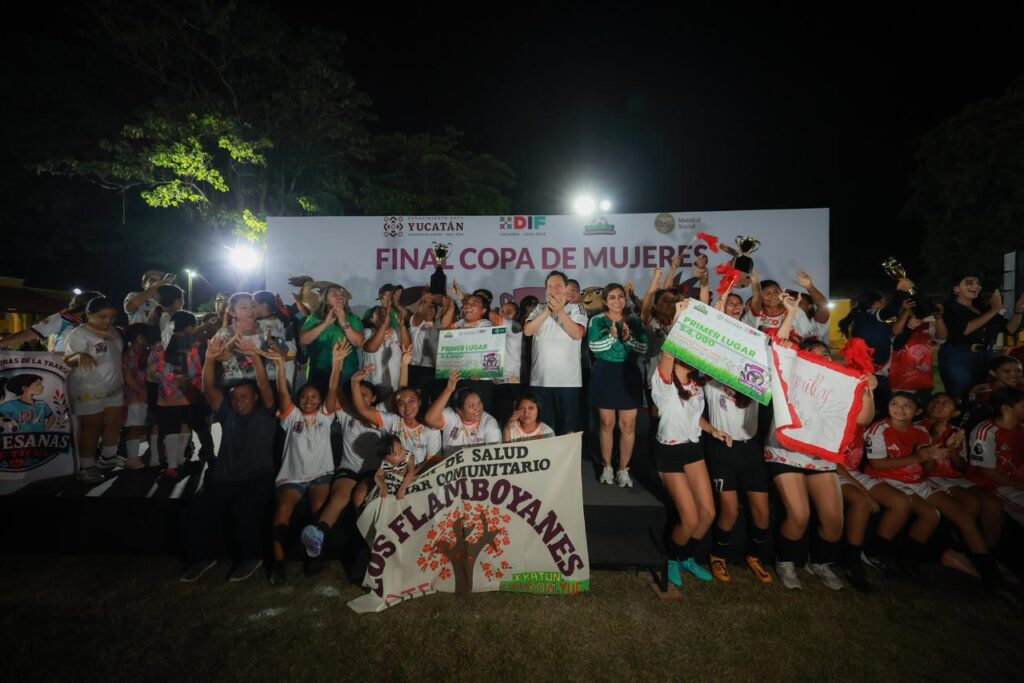 Ticul, Izamal, Panabá y Chamcón se coronan en fútbol femenil