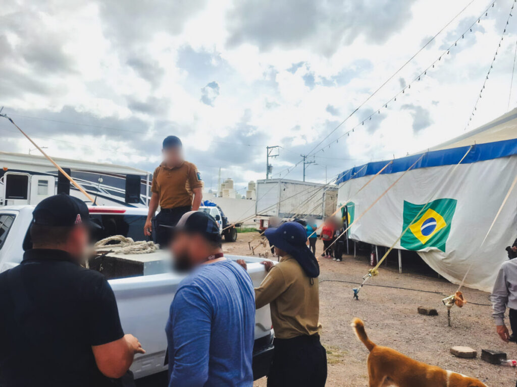 Rescatan a pitón birmana exhibida en un circo de Zacatecas / Profepa
