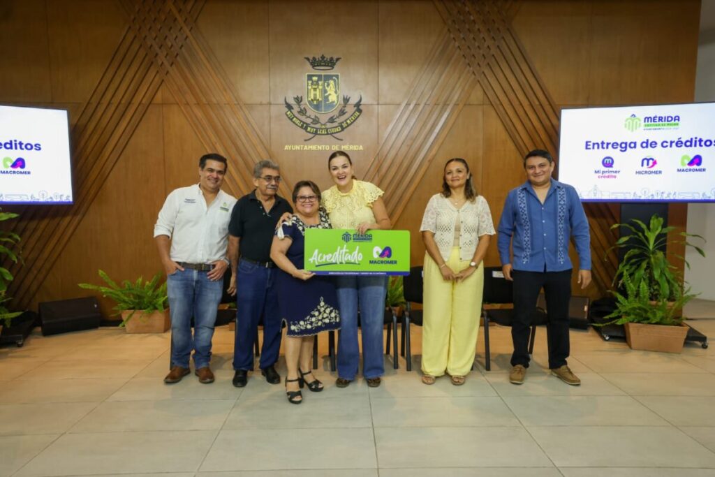 Cecilia Patrón destaca cifra histórica de créditos para impulsar negocios y emprendimientos en Mérida