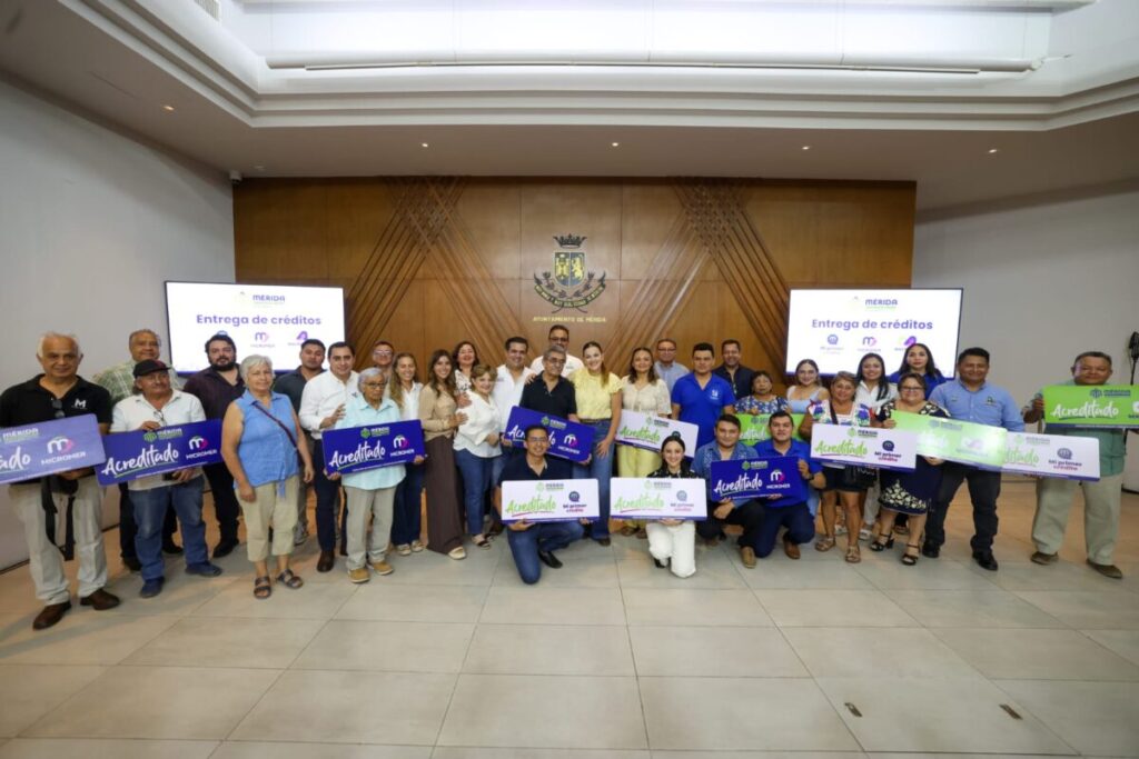 Cecilia Patrón destaca cifra histórica de créditos para impulsar negocios y emprendimientos en Mérida