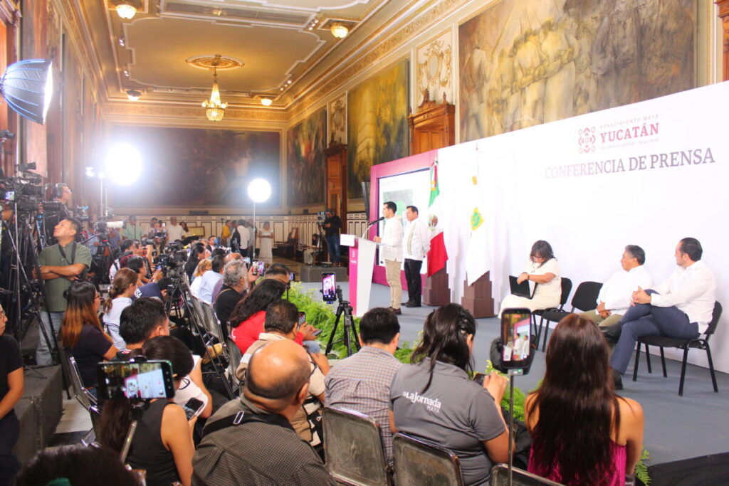 Anuncian dos centros comunitarios “México Imparables” en Yucatán para impulsar el deporte y la salud emocional / Joaquín Díaz Mena y Rommel Pacheco