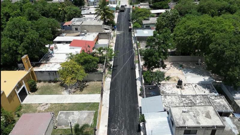 Kanasín reporta avance del 70 por ciento en su plan de reconstrucción de calles.