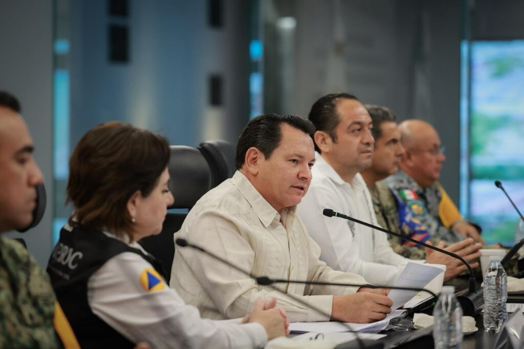 Yucatán blinda su territorio con histórico Puesto de Comando ante ciclones
