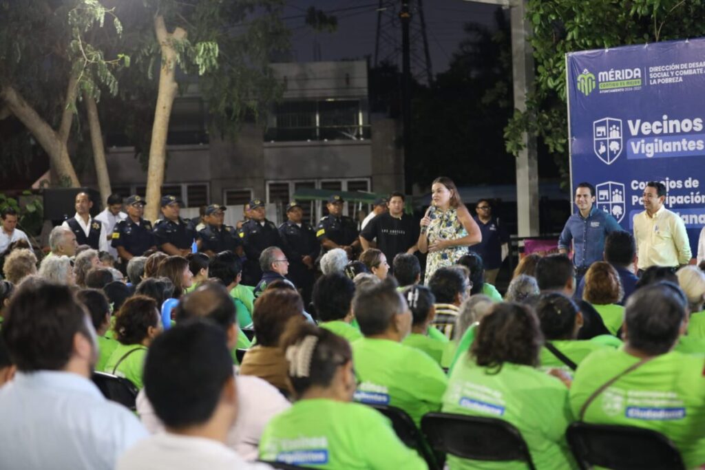 Mérida Vigilante: Cecilia Patrón une esfuerzos con más de 600 vecinos para preservar la paz de las colonias.