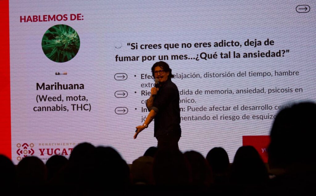 Invita Cepredey a solicitar la conferencia “Hablemos de Consumo” para prevenir adicciones