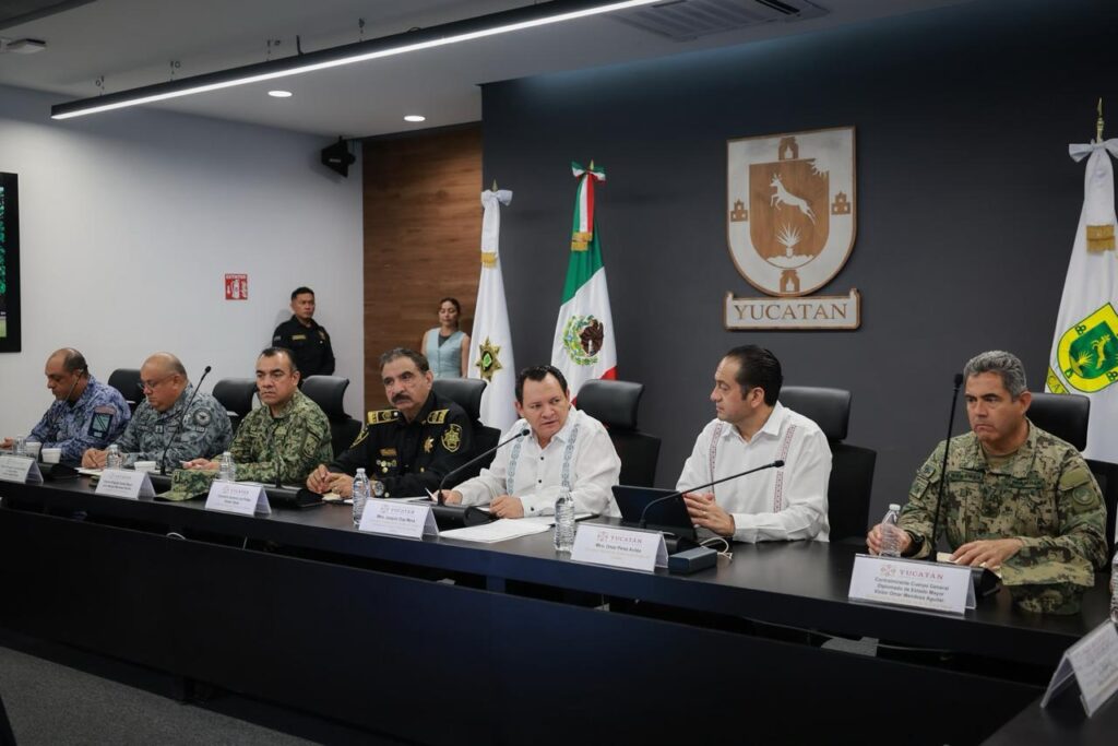 Fuerzas armadas y corporaciones policiales consolidan la tranquilidad en Yucatán