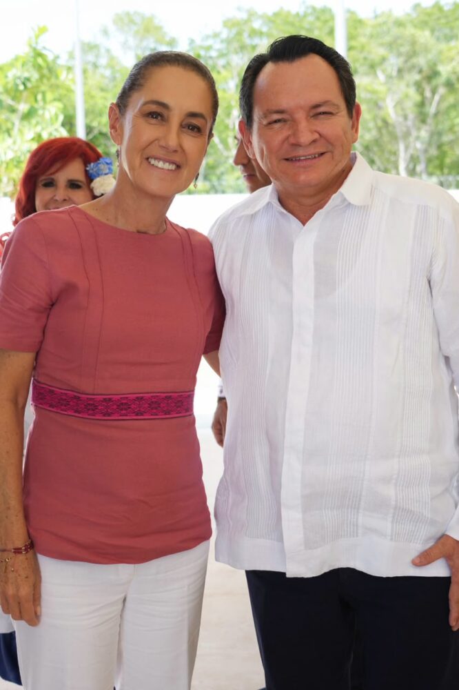 Con Claudia Sheinbaum, Yucatán fortalece su desarrollo con el impulso del Tren Maya de Carga / Joaquín Díaz Mena