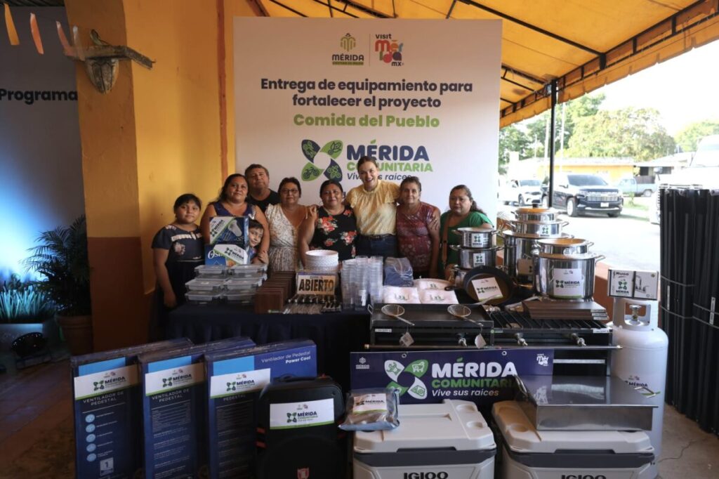 Mérida: Cecilia Patrón impulsa el turismo comunitario en Dzityá con entrega de equipamiento