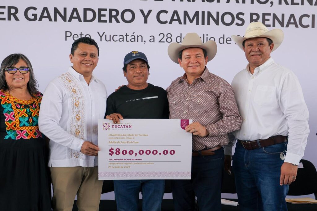 Invierte Renacimiento Maya 11 millones 760 mil pesos en beneficio de familias productoras del sur de Yucatán / Joaquín Díaz Mena