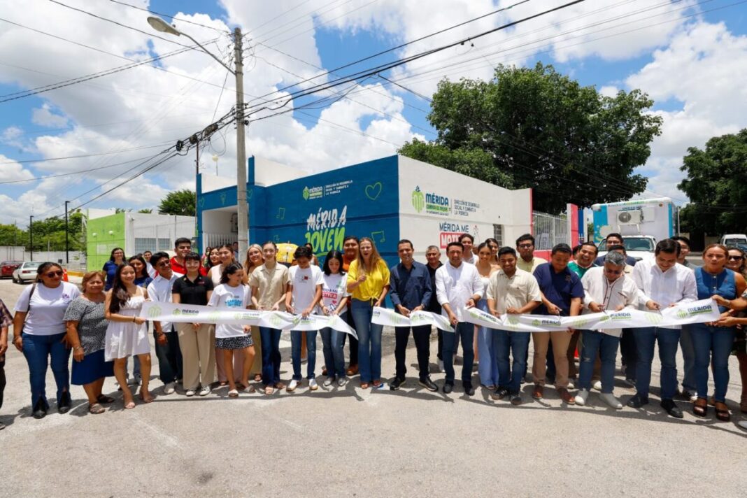 Inaugura Cecilia Patrón el primer centro municipal de la juventud en la historia de Mérida