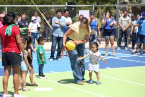 Entrega Cecilia Patrón nuevos parques: “Con participación diseñamos la ciudad en comunidad”.