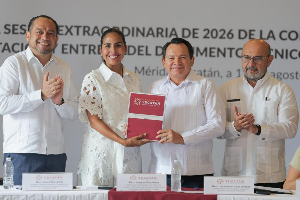 Presenta Gobernador el Plan Bienestar Metropolitano ante el Copledey y solicita el financiamiento para agua, seguridad y vialidades en Mérida