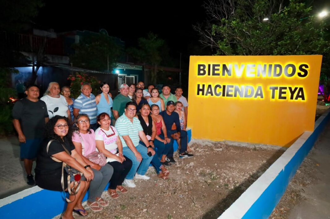 De basurero a espacio de convivencia en la comisaría de Teya: se inaugura nuevo parque infantil