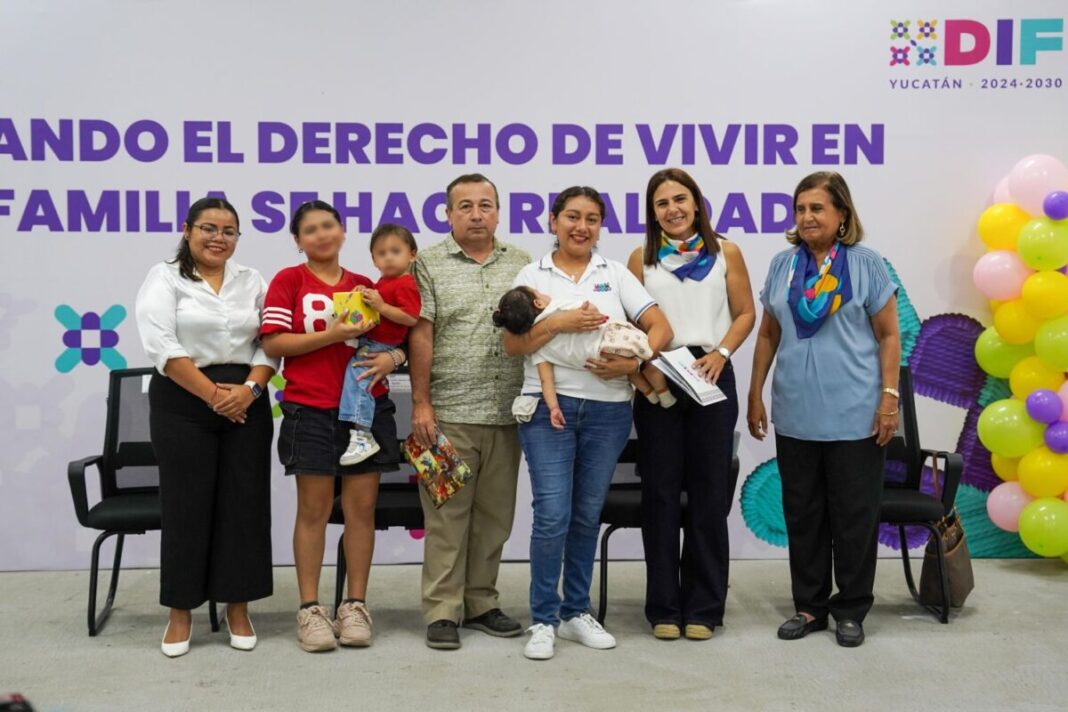 DIF Yucatán acompaña reintegración familiar de seis niñas, niños y adolescentes
