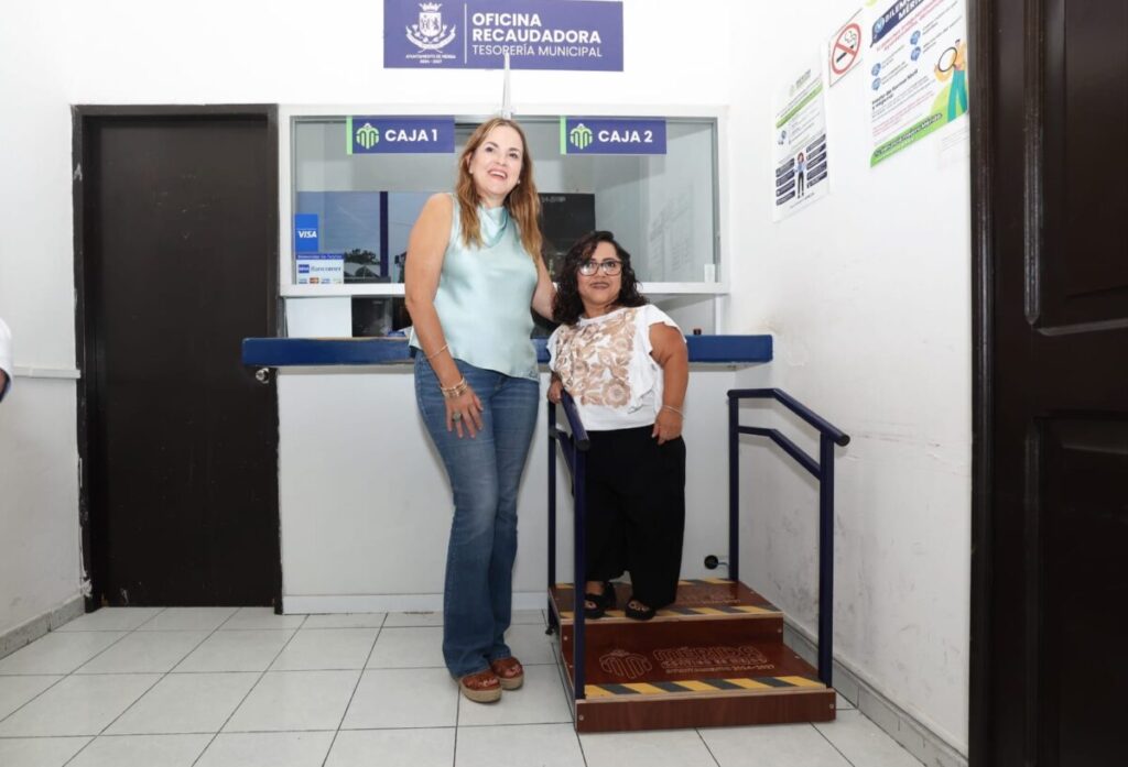 Mérida avanza hacia una ciudad más accesible con infraestructura inclusiva para personas de talla baja