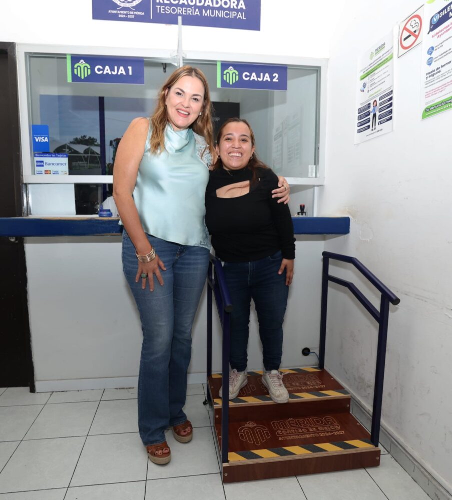 Mérida avanza hacia una ciudad más accesible con infraestructura inclusiva para personas de talla baja