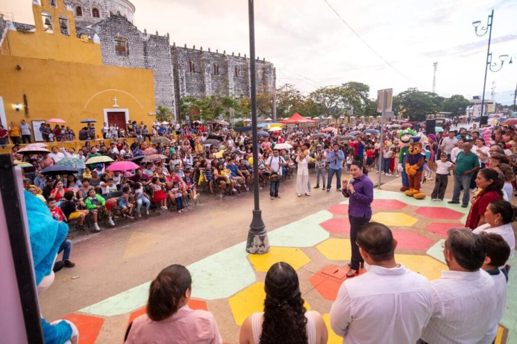 ¡Quedó de primera el Parque Infantil de Umán! La alcaldesa Kenia Walldina entrega renovado espacio público