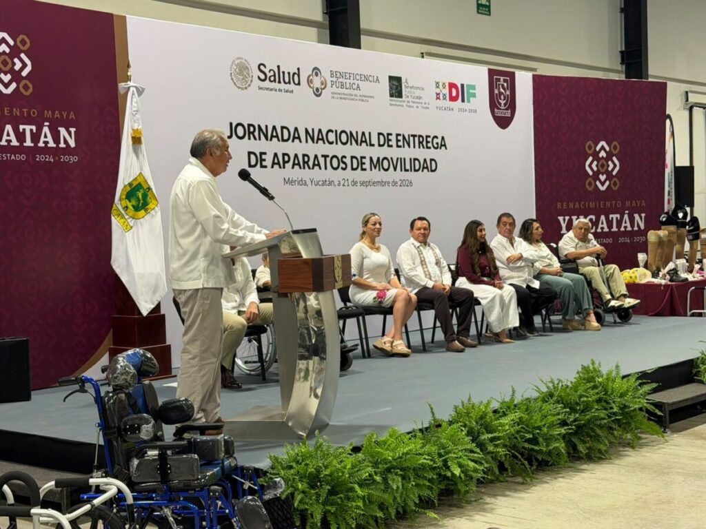 Renacimiento Maya y Gobierno de México suman esfuerzos para entregar 1,147 aparatos de movilidad en los 106 municipios de Yucatán / Joaquín Díaz Mena
