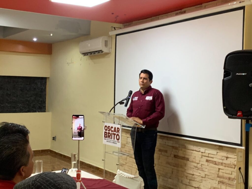 Óscar Brito perfila su agenda legislativa en respaldo al proyecto de Claudia Sheinbaum