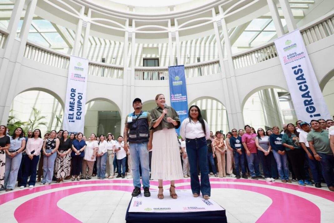 Cecilia Patrón: Gracias por servir de corazón a la ciudad, hacen que Mérida funcione bien