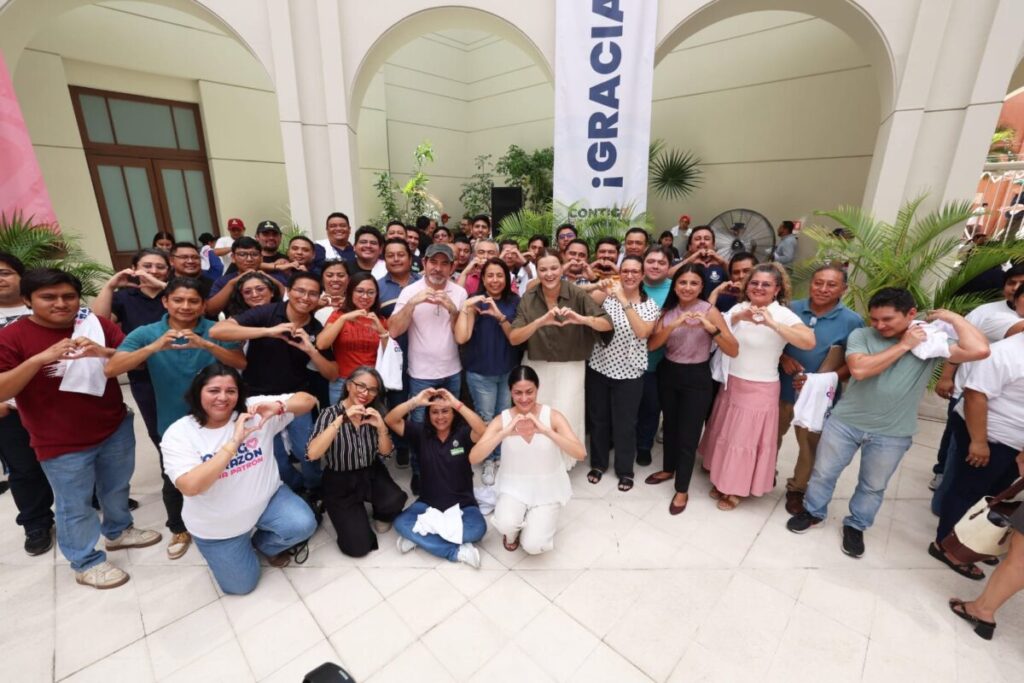 Cecilia Patrón: Gracias por servir de corazón a la ciudad, hacen que Mérida funcione bien