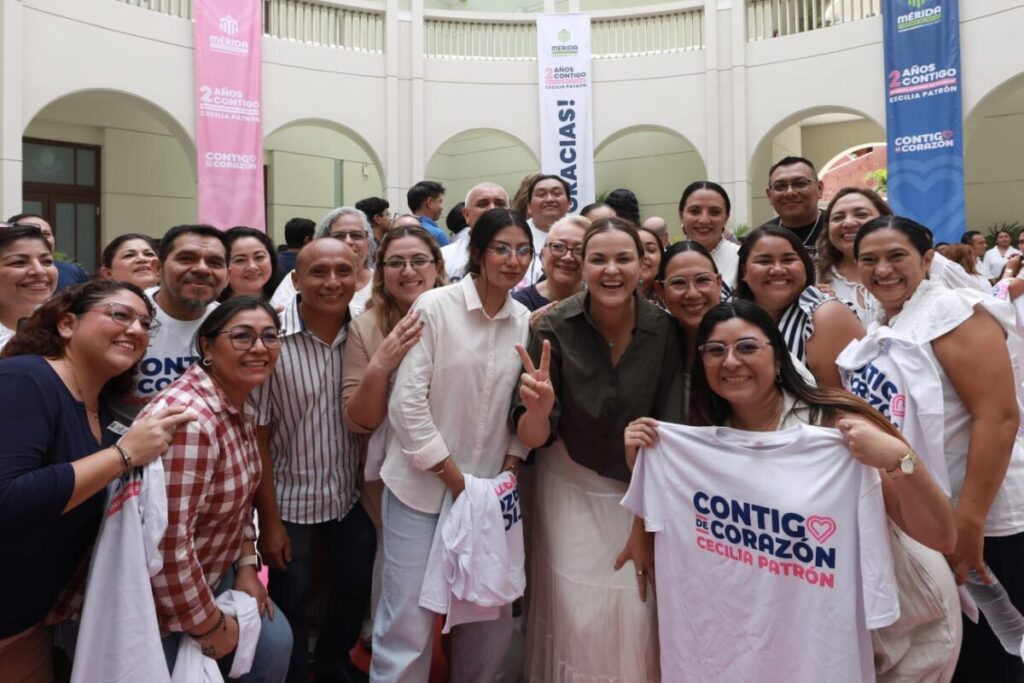 Cecilia Patrón: Gracias por servir de corazón a la ciudad, hacen que Mérida funcione bien